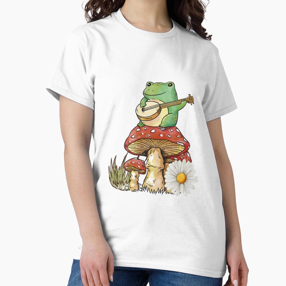 Frog Playing The Banjo by PixelsNBows