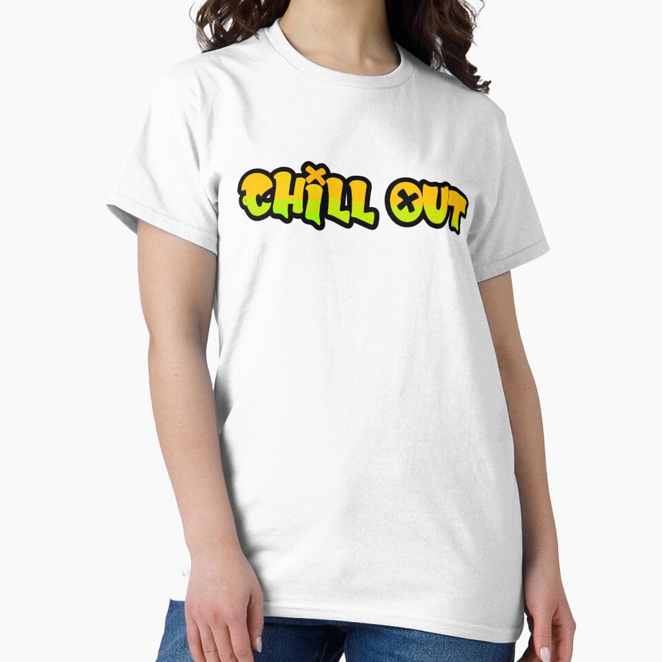 Copy of Typography Art: ‘Chill Out’ in Vibrant Colors by diegomenjivar92