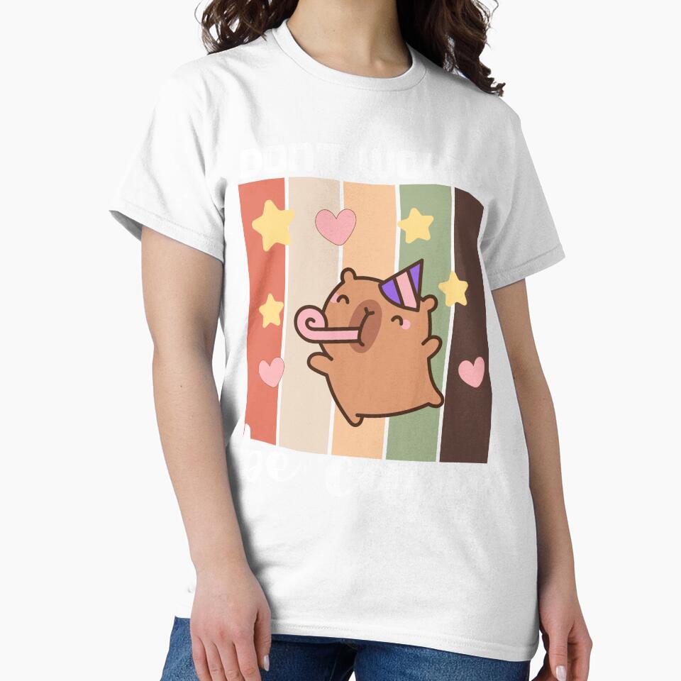 It’s Okay Capybara – Funny Relaxed Vibes T-Shirt Design by MaybeeShirts