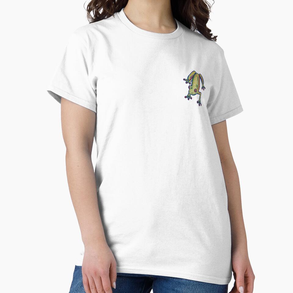 Pink Dream Hopper Solo | Whimsical Frog Illustration by Bramble and Willow Studio