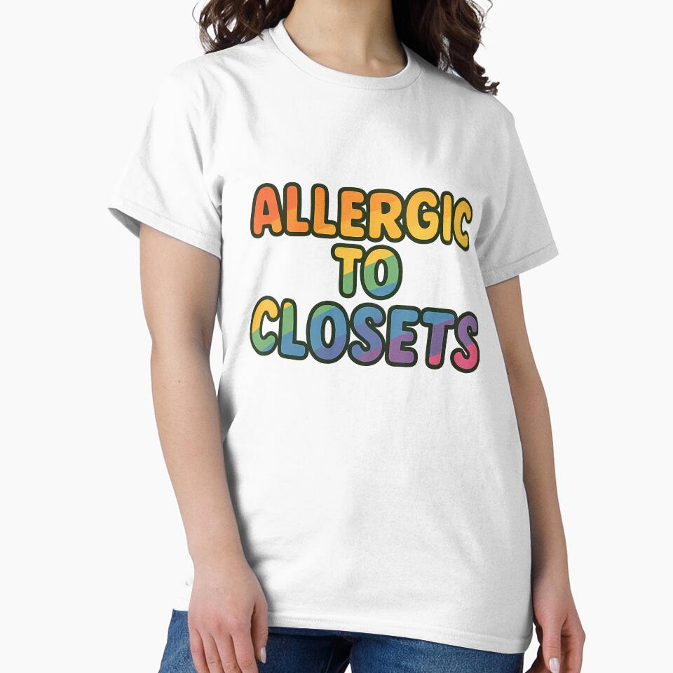 Allergic to Closets – Bold Pride Typography by Haus Of Sin