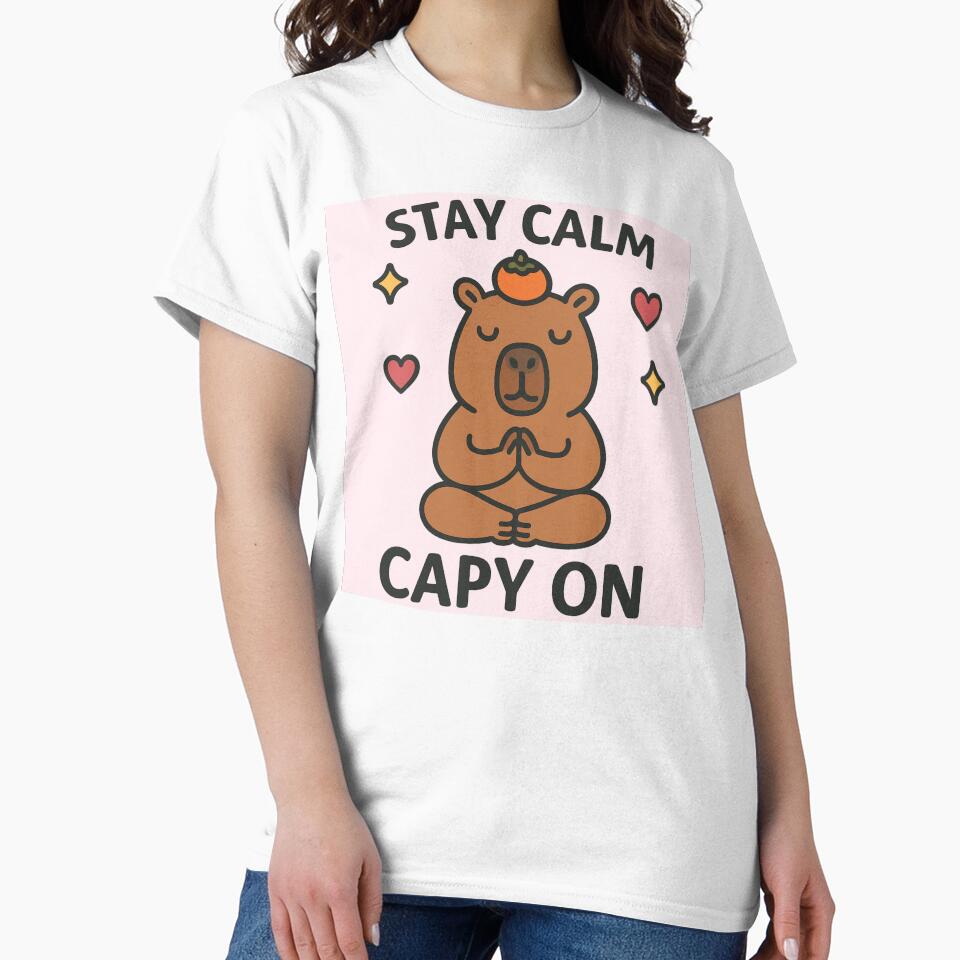 Stay Calm & Capy On by Lotus Love Tarot
