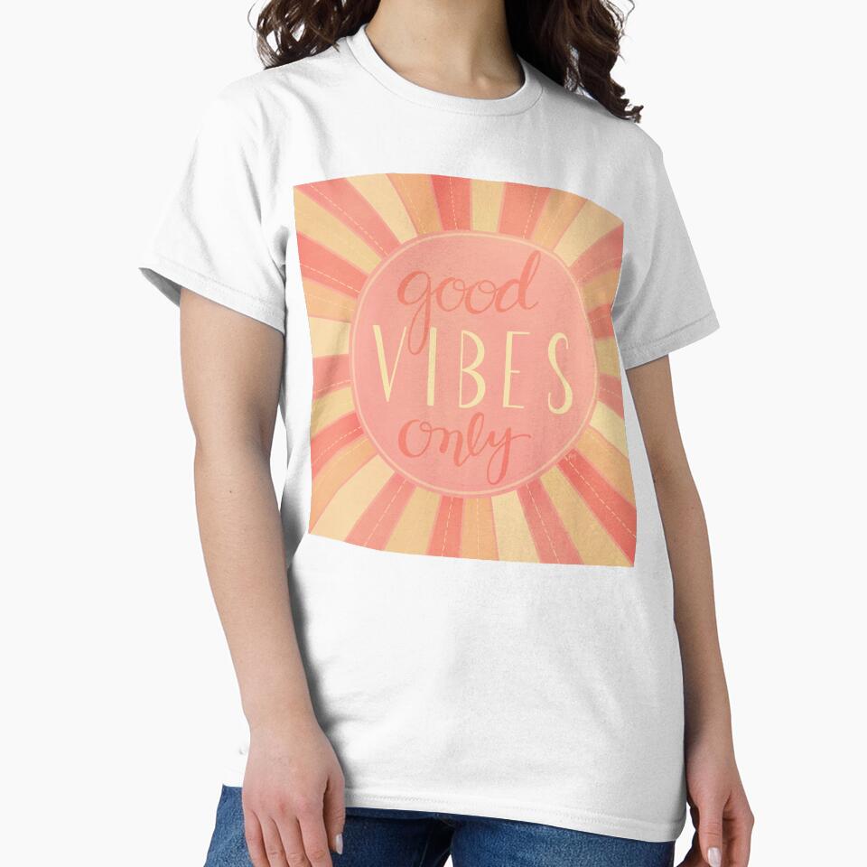 Good Vibes Only Sunburst by RuthMCreative