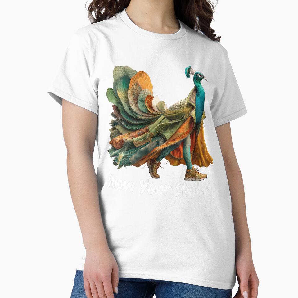 Show Your Stuff — Bold Confidence Statement Tee by Maryna_Reine