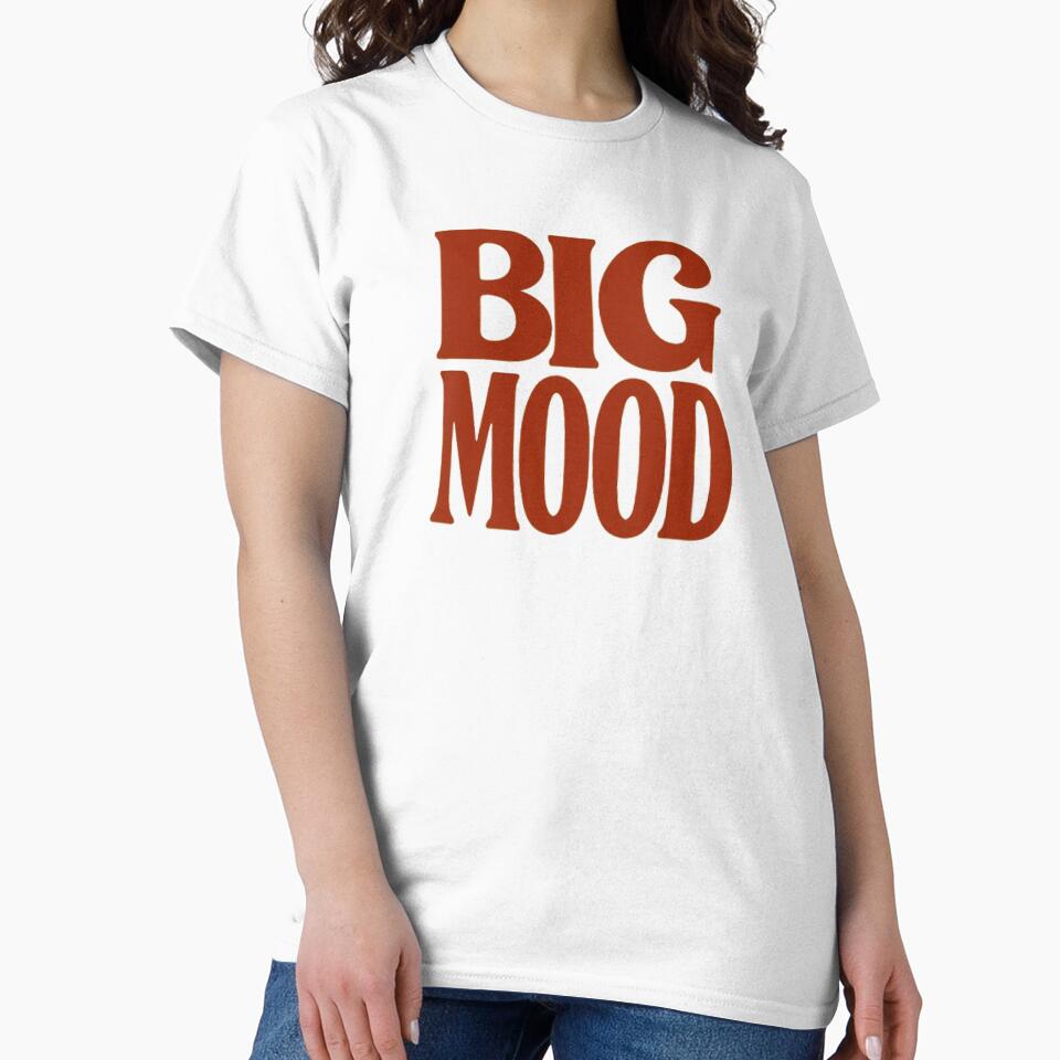 Big Mood Retro Slang Typography Art Print by H2Vibes