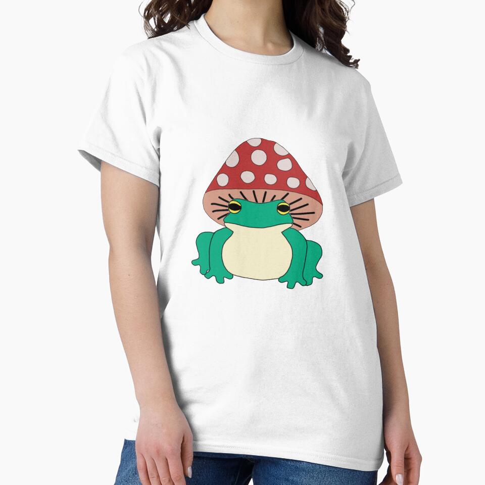 Cottage core frog, frog, mushroom by Blaubeerspinne