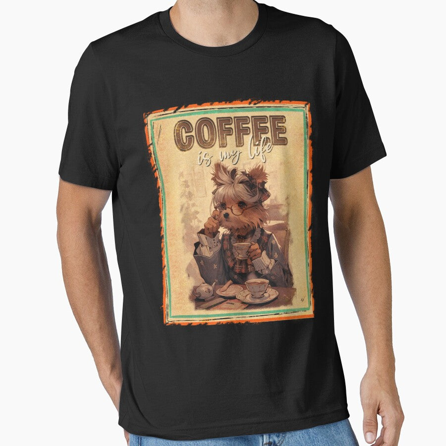 Yorkshire Terrier Coffee Retro by Retro Glam  Haven