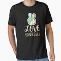 Love Yourself - Cute Peace Self Care Reminder by jacks-tees