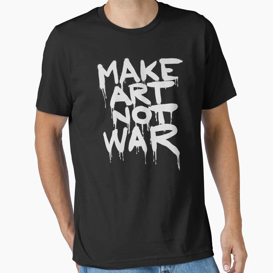 Make Art Not War: Bold Graffiti Lettering Design for Peace and Creativity by 2wear