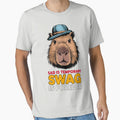 Sad Is Temporary, Swag Is Forever - Cool Capybara Face Design by Stylish Grapefruit Familia