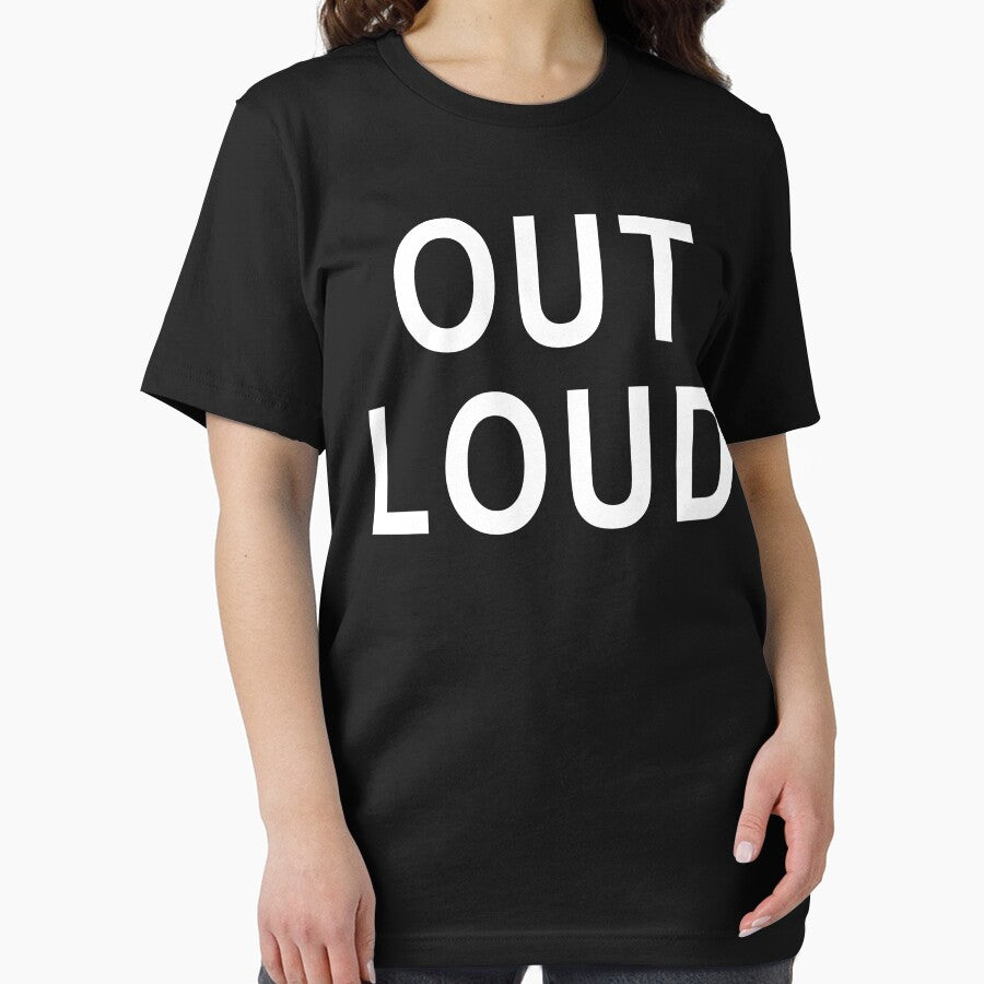 Out Loud Bold Typography Minimalist Text Design by Expressiony.com