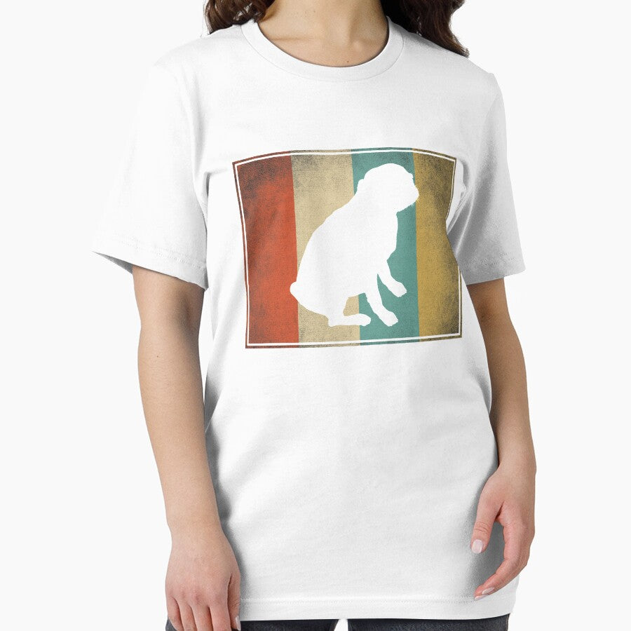 Vintage Pug Gift for Men Women & Kids - Retro Design by Curtis Cline