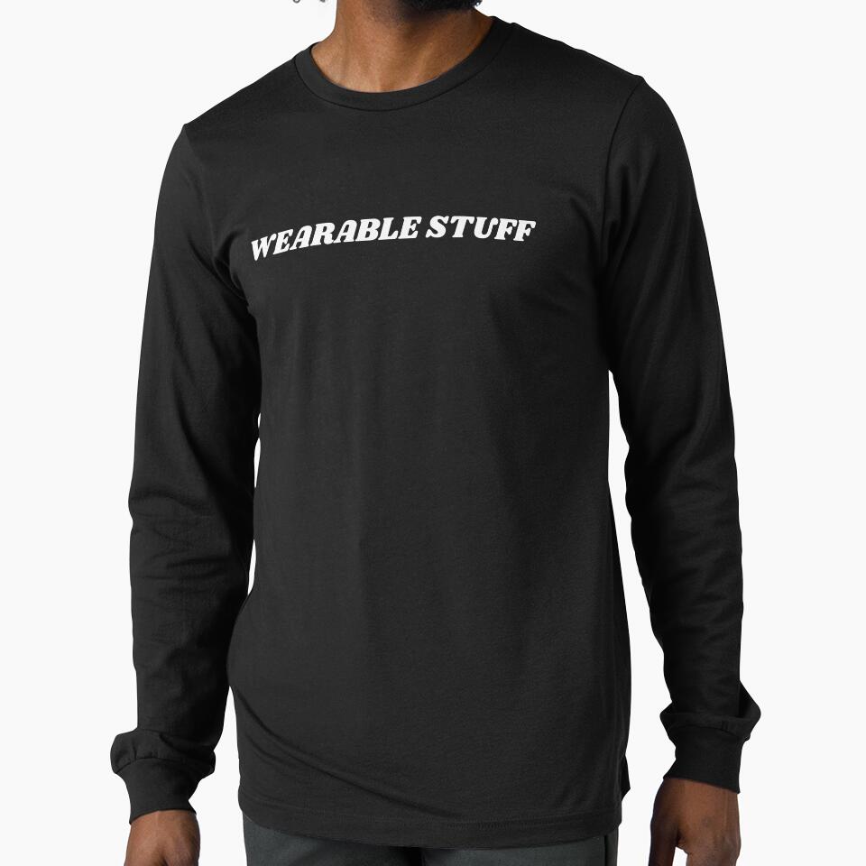 Wearable Stuff – Bold Minimalist Typography Design by Carftastic