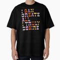 Positive Affirmation in Groovy Typography - I Can Create All I Truly Desire by Trish Dish