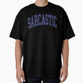 Sarcastic - Classic and Cute College Font Curved Typography by chosenhomes