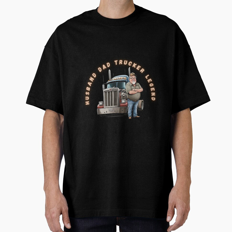 Trucker Legend: Husband and Dad by Robo-toons