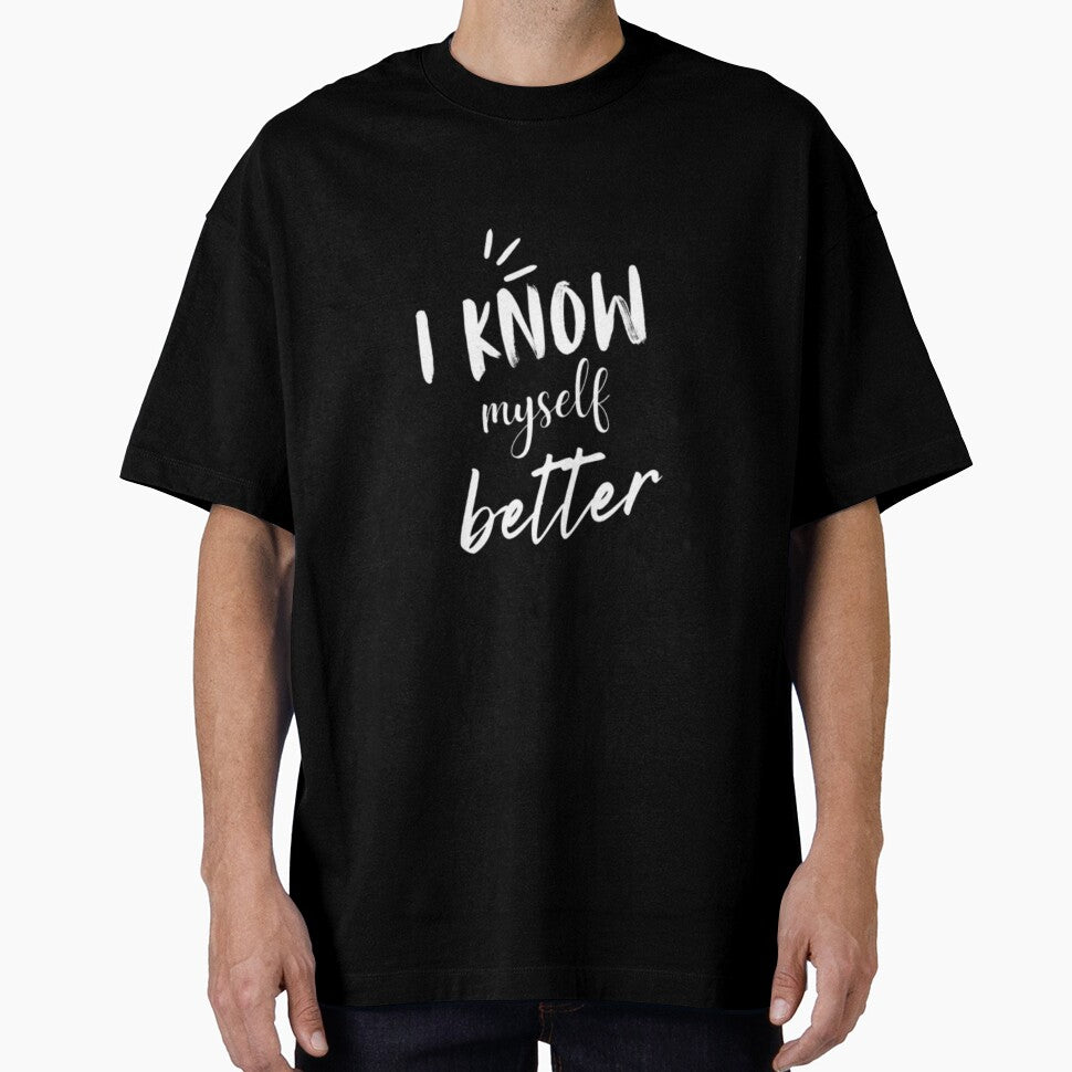 I know myself better self awareness quote design. by Slay29
