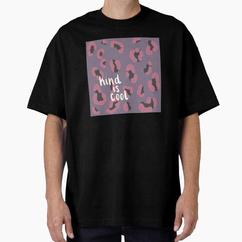 Kind Is Cool Pink and Purple Cheetah Print by faithprints