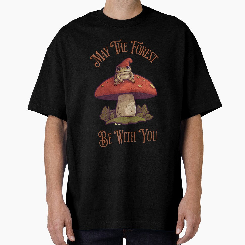 Goblincore Frog May The Forest Be With You by Asevera