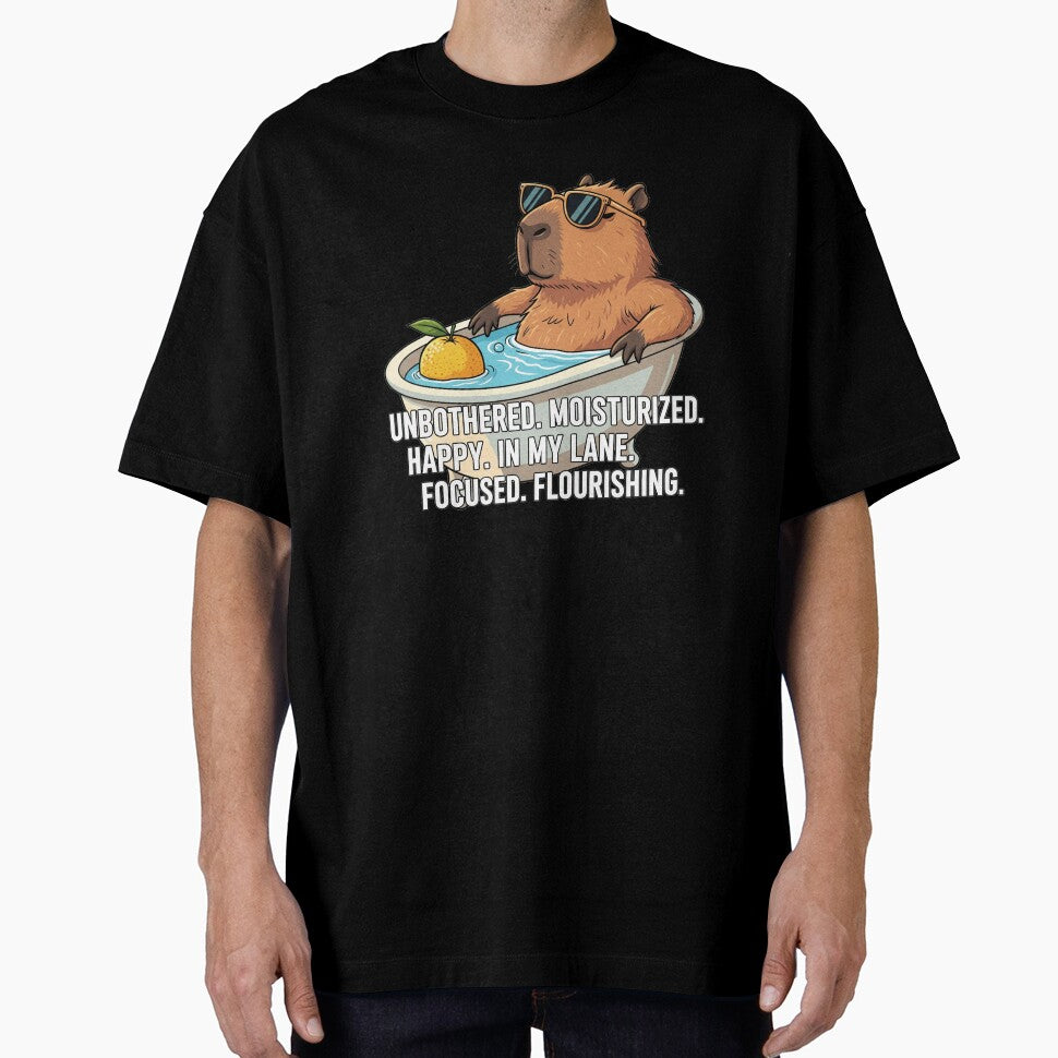 Funny meme - Unbothered, Moisturized Capybara - Zen Vibes by hamishby
