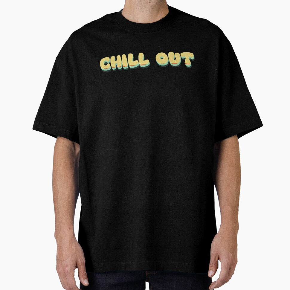 Vibrant Verses: ‘Chill Out’ Typography Tapestry by diegomenjivar92