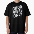 Good Vibes Only | Funny Motivational Typography Design by LibbArt