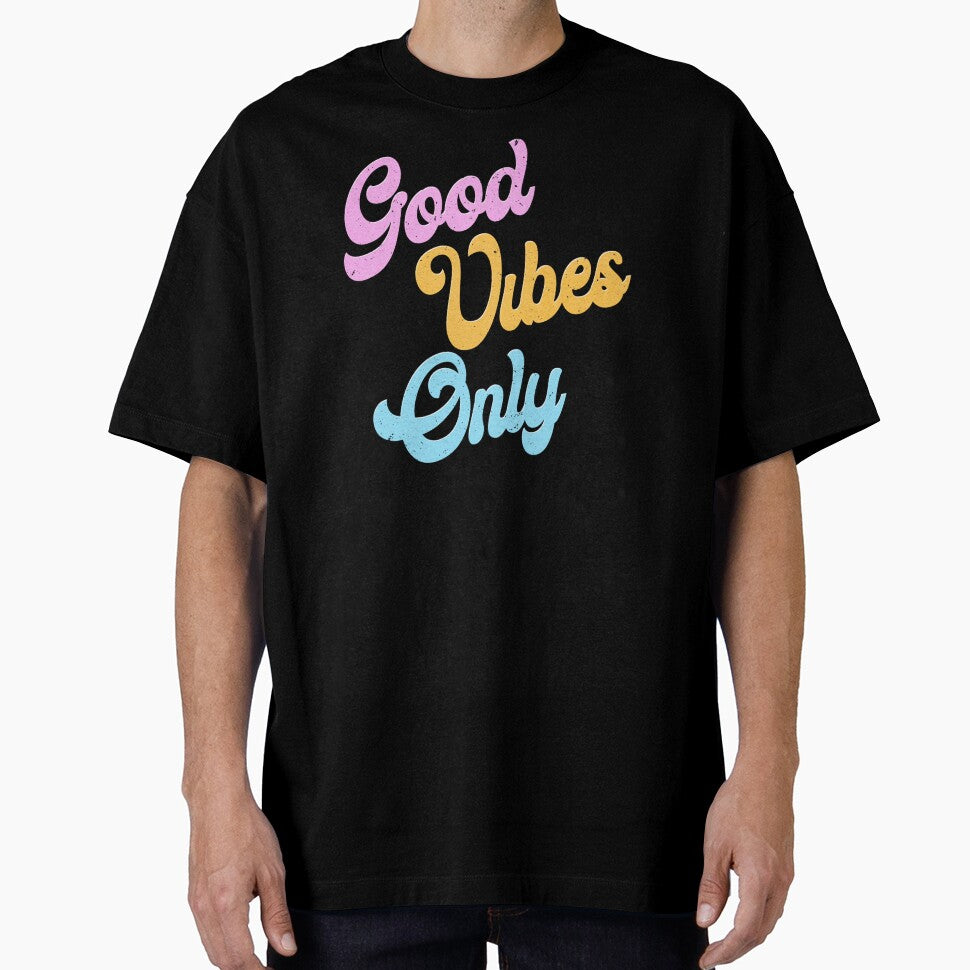 Good Vibes Only - Retro Groovy text by Luhmdesign