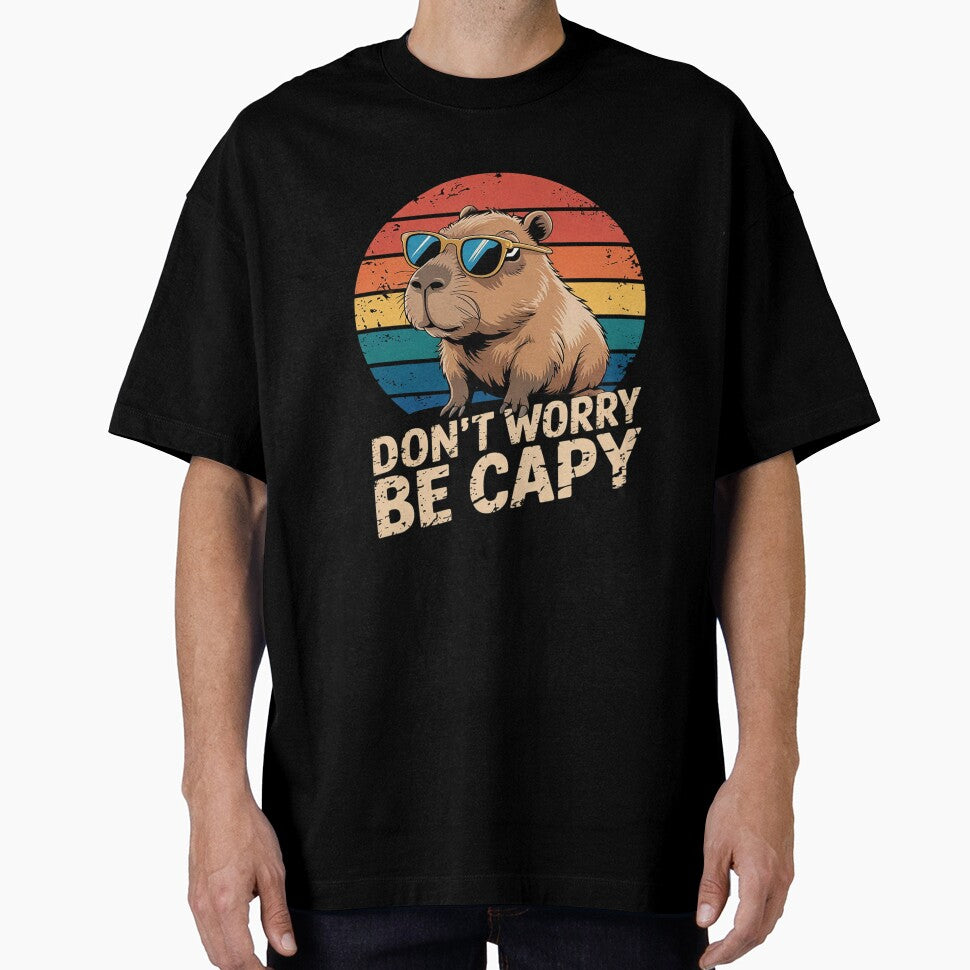 Dont Worry Be Capy For Kids & Men Funny Capybara Boys 7 by KotexTemu