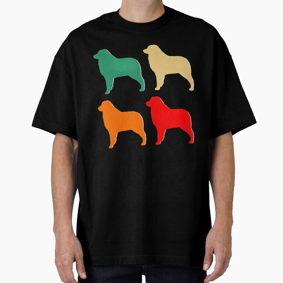 Australian Shepherd Gift For Dog Lover Retro Vintage Dog Tee Gift Love by BargerStore