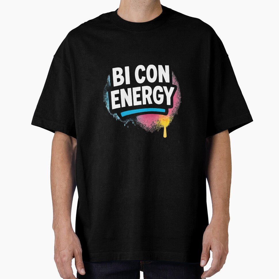 Bi Con Energy – Vibrant Pride Typography by Haus Of Sin