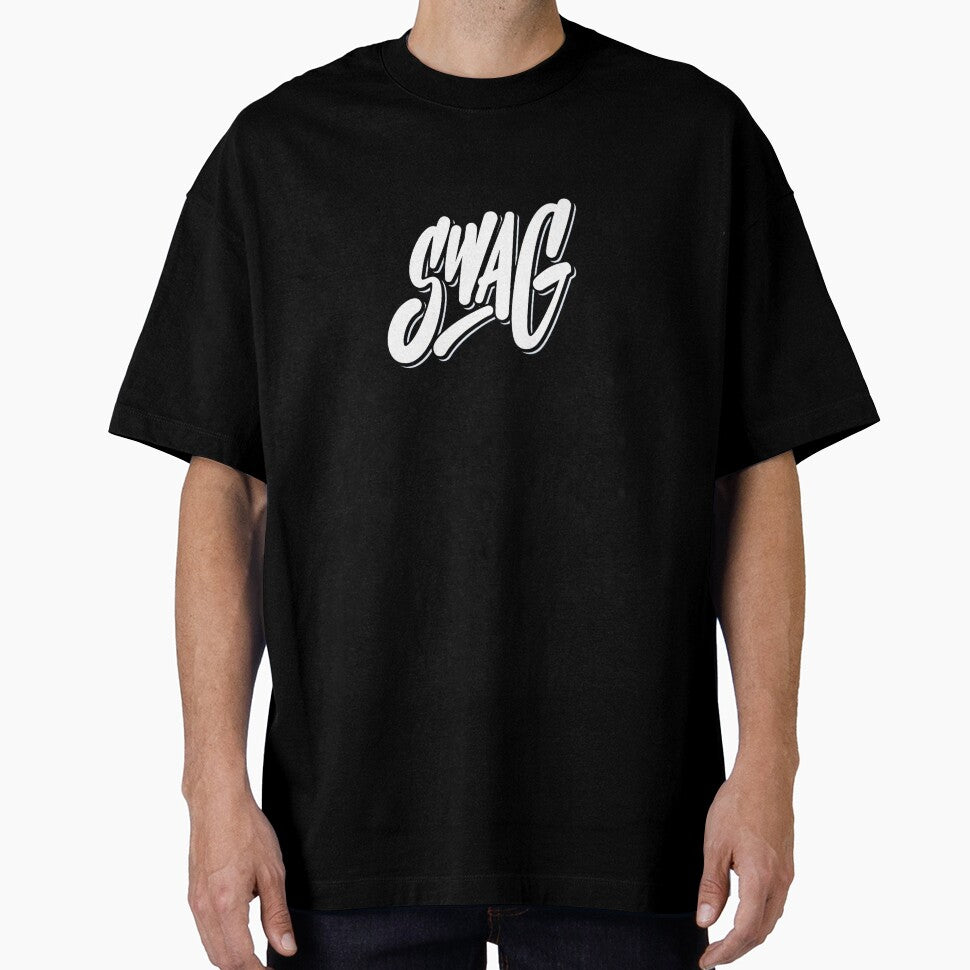 Swag Handwritten Typography Design – Bold Abstract Style Word Art by LeoraAtelier