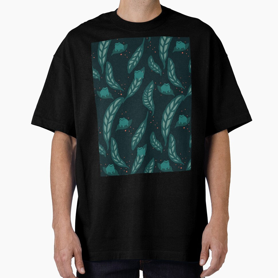 frog leaf green pattern by naanlin