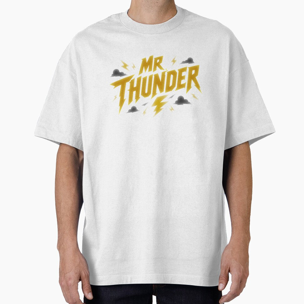 Mr. Thunder Lightning Typography by crackerflake