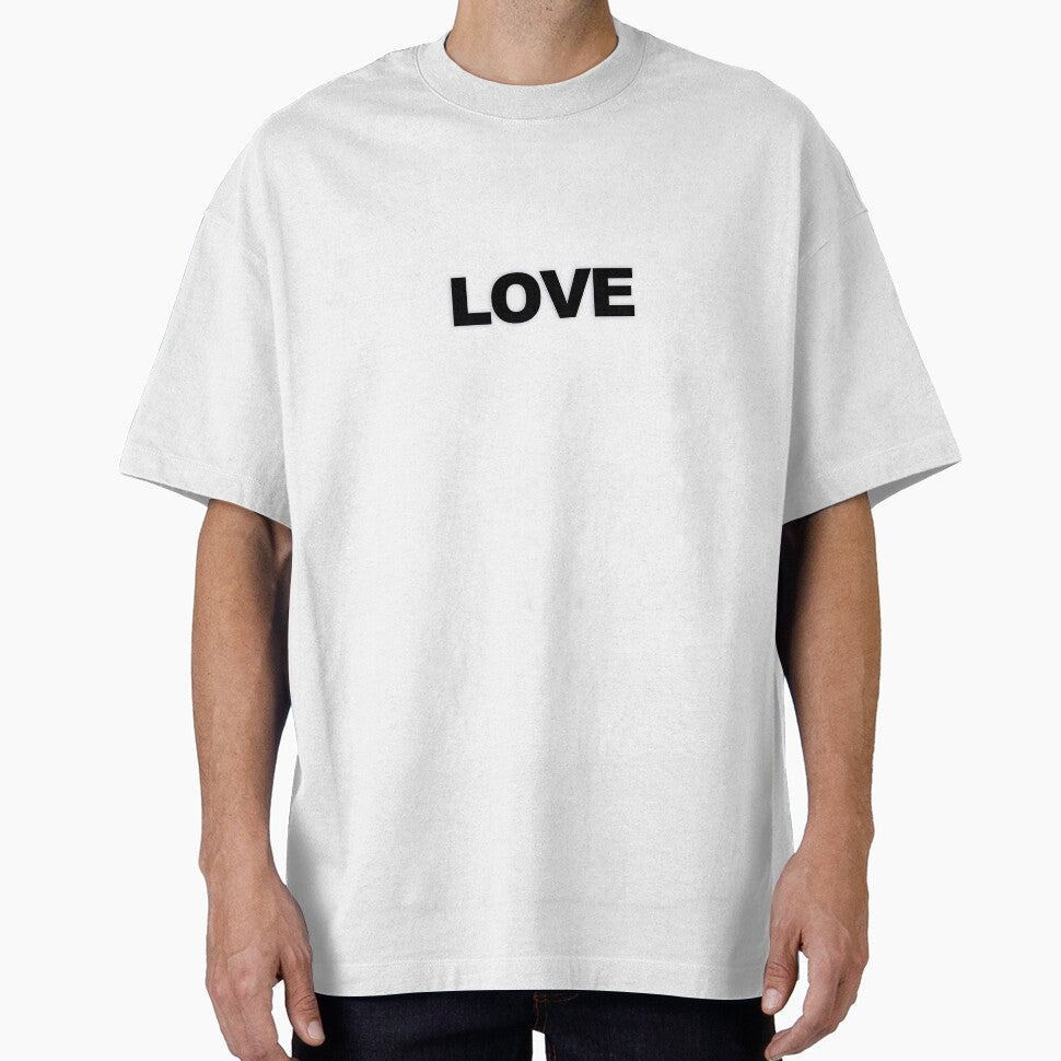 LOVE — Black Minimal Bold Type Statement by WORDPAUSE