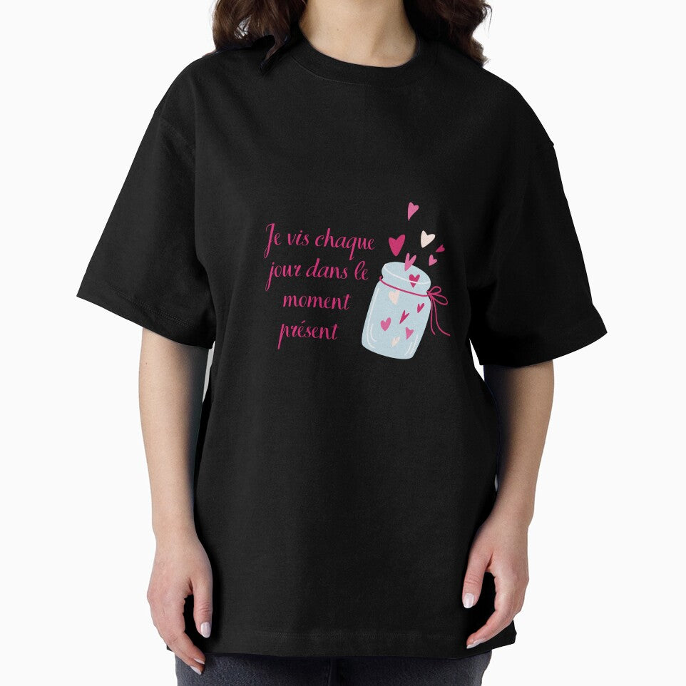 I live every day in the moment, positive affirmation by PausePapote