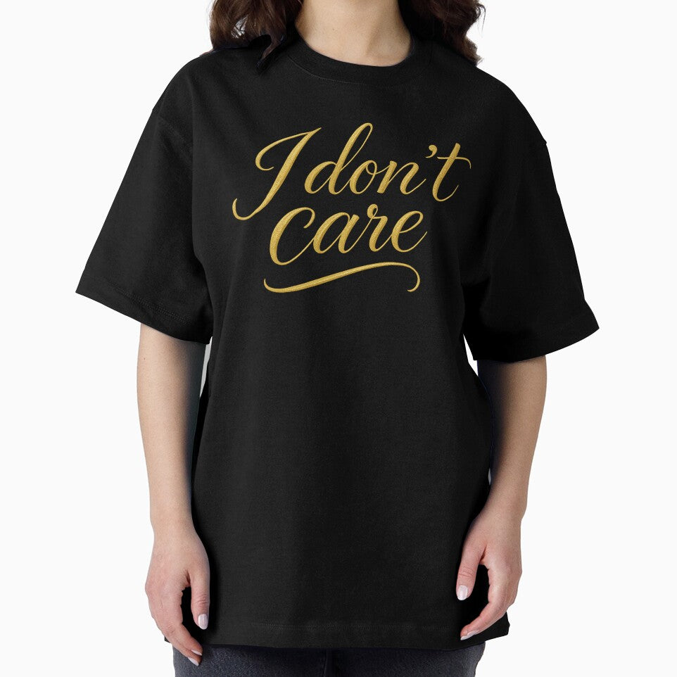 Golden Statement: I Don't Care by BlueB420