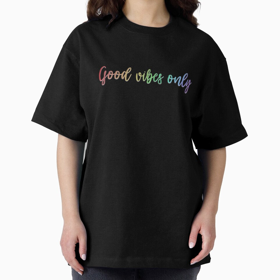 Good vibes only typography motivational quote calligraphy by studioLG