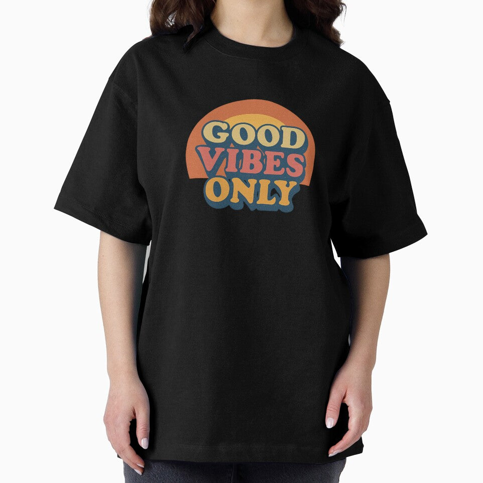 Good Vibes Only Retro Typography Design by 奇0904