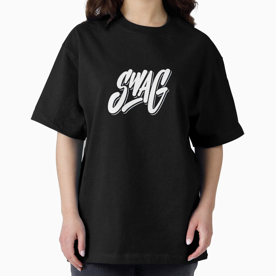Swag Handwritten Typography Design – Bold Abstract Style Word Art by LeoraAtelier