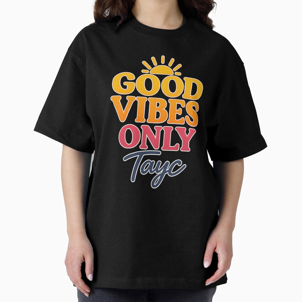 Good Vibes Only – Positive Summer Typography Design Tayc by EaglePresss