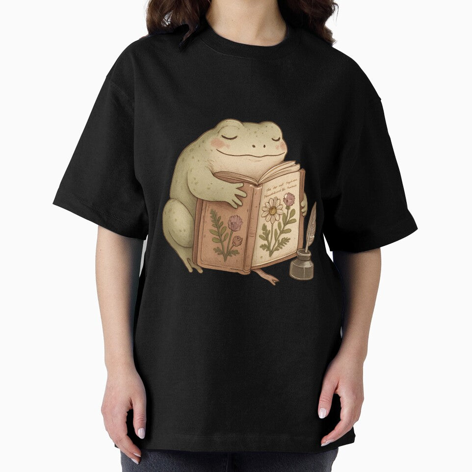 Cottagecore Frog with Pressed Flower Journal by SignumShop