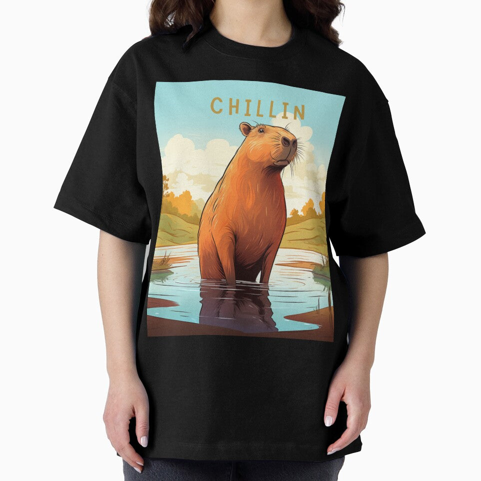 Capybara Slay Chillin by MinimalAesthet