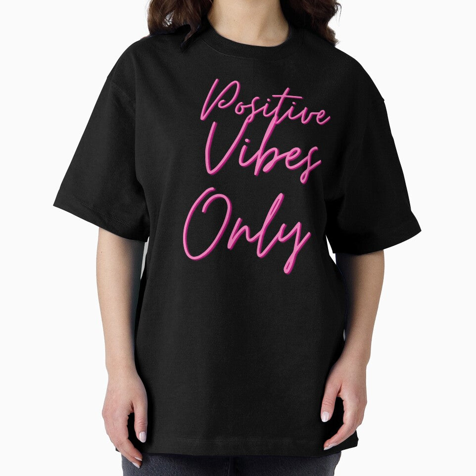 Positive Vibes Only – Aesthetic Good Energy Motivational Quote Design by Gilded Dreams