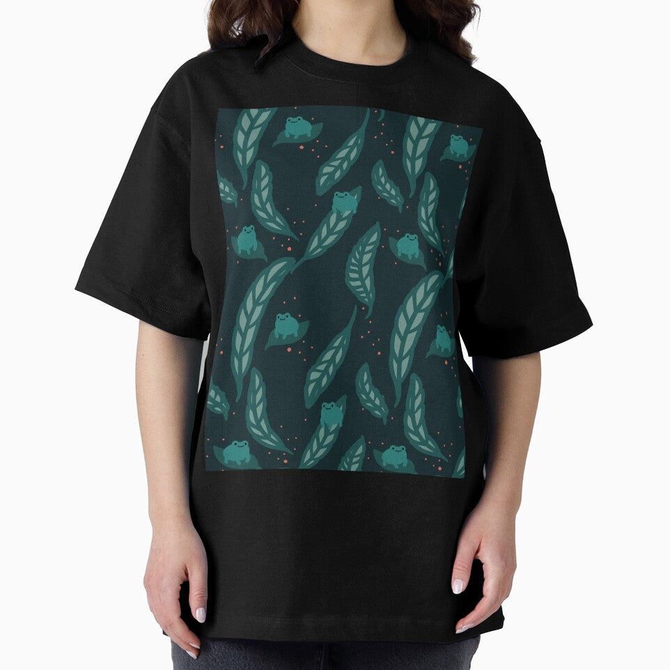 frog leaf green pattern by naanlin
