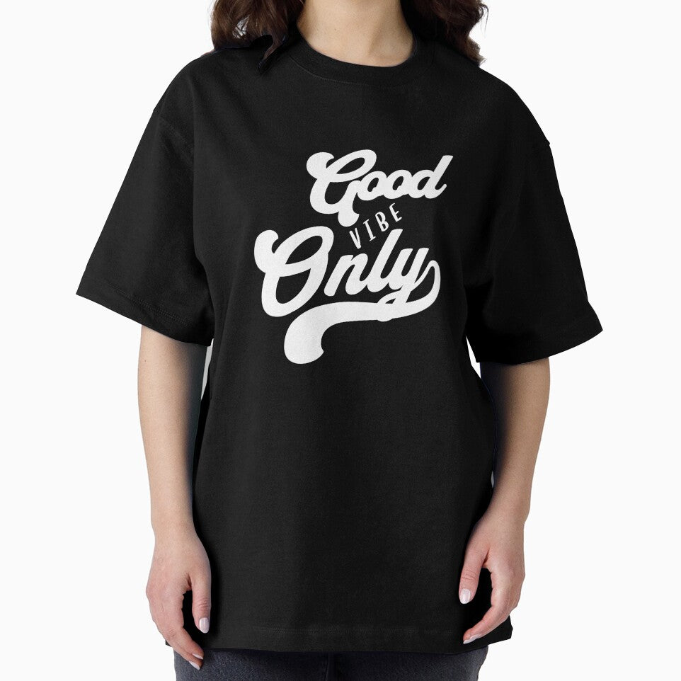 Good Vibes Only – Retro Typography Positive Quote by WojcikDesigners