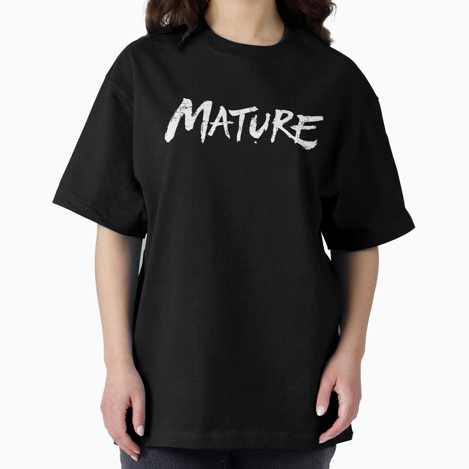 MATURE White – Bold Identity Statement by SteadyRolling