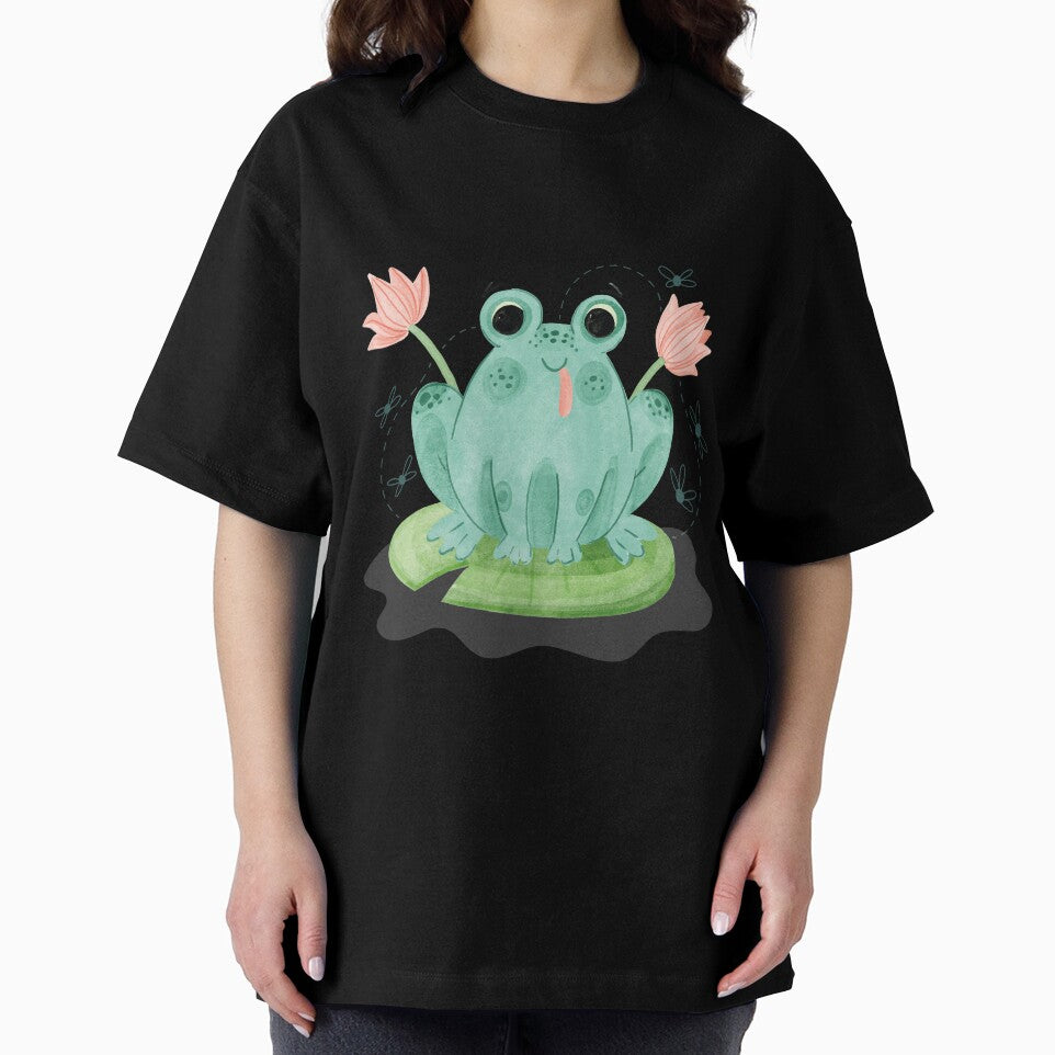 funny & Cute Cottagecore Aesthetic Frog by FreeMood