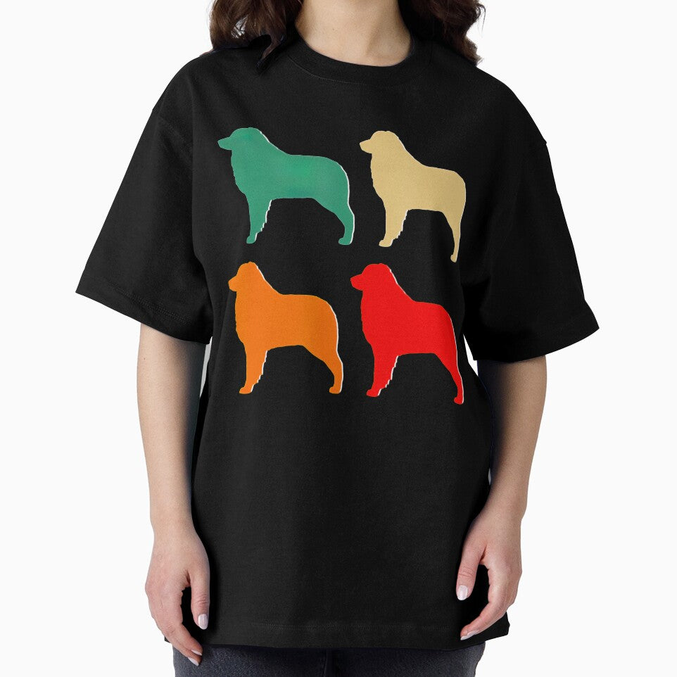 Australian Shepherd Gift For Dog Lover Retro Vintage Dog Tee Gift Love by BargerStore