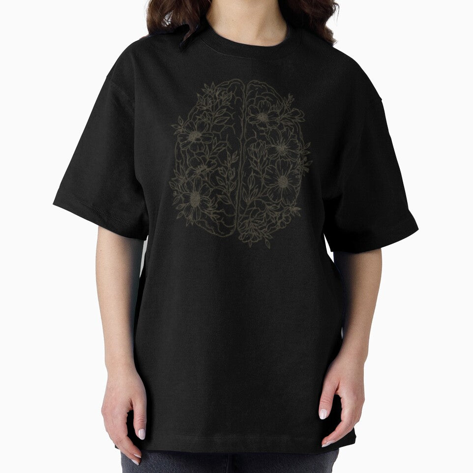 Floral Mind Affirmation Tee by Whispering Colors