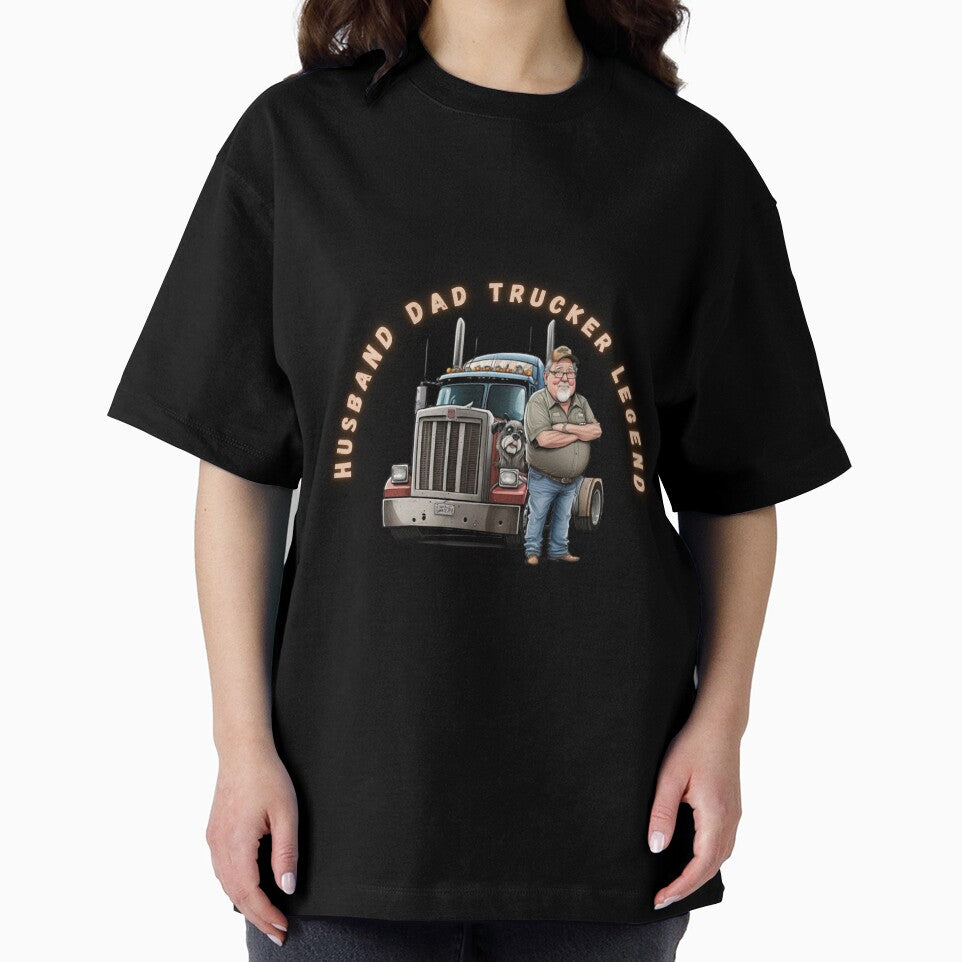 Trucker Legend: Husband and Dad by Robo-toons